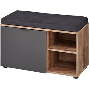 Innostyle Sitzbank Line Schuhbank inkl. Sitzkissen, 82x51x38cm (B/H/T) (1-St), 1 türig, Sitzkissen, Soft-Close, ABS-Schutzkanten