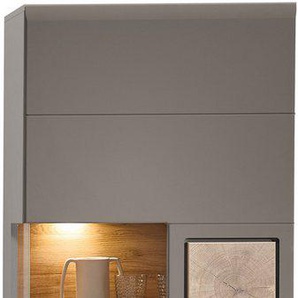 Innostyle Vitrine FUN PLUS II (2-St) Glastür, 7 Fächer, Softclose, ABS Kantenschutz