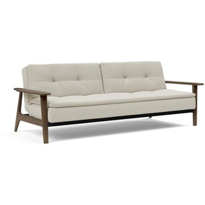 Innovation Dublexo Klappsofa 115x210 cm mit eiche Armlehne