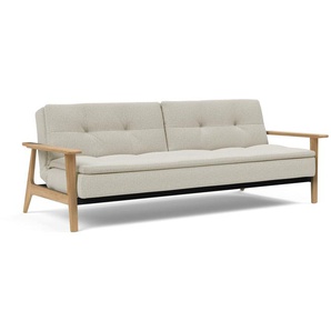 Innovation Dublexo Klappsofa 115x210 cm mit eiche Armlehne