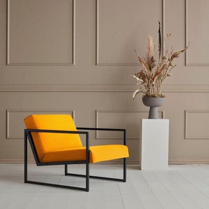 INNOVATION LIVING ™ Cocktailsessel Vikko Designsessel, bequem, Industriedesign, moderner Stuhl, Sitz und Rücken aus hochelastischem Schaum