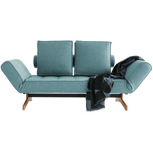 Schlafsofa Blau/Hellblau Stoff Mixed Dance 210 x 68 x 90cm Modern