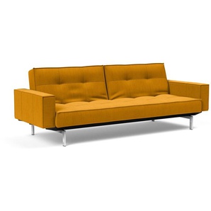 Innovation Splitback Klappsofa 115x210 cm mit Armlehne / Chrom