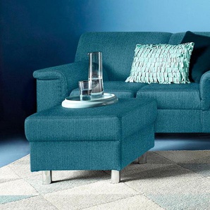 1,5-Sitzer INOSIGN Sofas Gr. B/H/T: 145 cm x 72 cm x 80 cm, Struktur fein, ohne Funktion, blau (petrol) 2-Sitzer Sofas