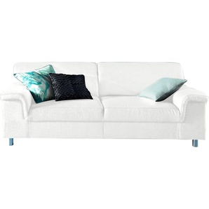 2,5-Sitzer INOSIGN Sofas Gr. B/H/T: 190 cm x 72 cm x 80 cm, Lu x us-Kunstleder, ohne Funktion, weiß 2-Sitzer Sofas