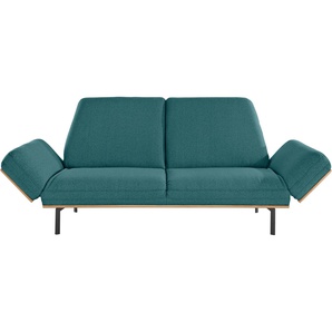 2,5-Sitzer INOSIGN Linny Sofas Gr. B/H/T: 252 cm x 95 cm x 95 cm, Struktur, blau (petrol) 2-Sitzer Sofas