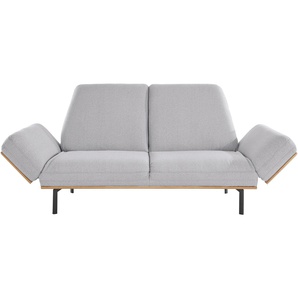 2-Sitzer INOSIGN Linny Sofas Gr. B/H/T: 232 cm x 95 cm x 95 cm, Struktur, silberfarben (silber) 2-Sitzer Sofas