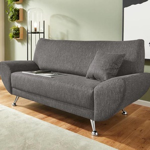 2-Sitzer INOSIGN Saltare Sofas Gr. B/H/T: 174 cm x 78 cm x 82 cm, Struktur, grau (dunkelgrau) 2-Sitzer Sofas