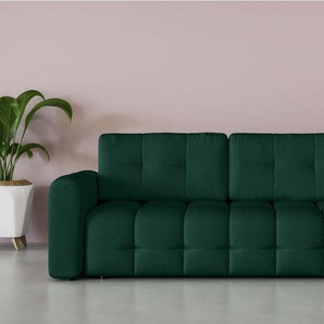 INOSIGN 3-Sitzer Manilla, wahlweise mit Bettfunktion, B/T/H 265/117/91 cm, mit Wellenunterfederung, in verschiedenen Materialien und Farben