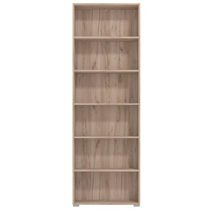 INOSIGN Aktenregal Tomar 6, Bücherregal mit viel Stauraum, Maße (B/T/H): 70/24,5/211,5 cm