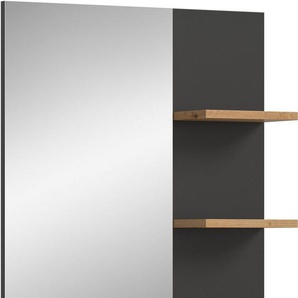 INOSIGN Badspiegel REHAT, Breite 63 cm, mit 3 Ablageböden, hochwertiges Spiegelglas, Badmöbel, Spiegel, Wandspiegel, Bad, Badezimmer