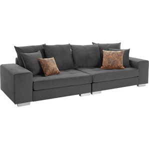 INOSIGN Big-Sofa Vale, mit Steppung im Sitzbereich, Federkern und Zierkissen