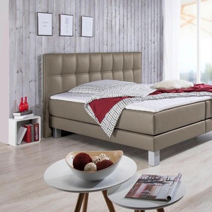 INOSIGN Boxspringbett »Tavira«, in 4 Breiten, 4 Farben und 3 Matratzenarten, incl. Topper