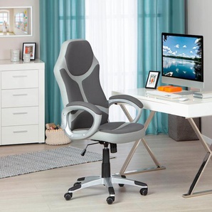 Bürostuhl INOSIGN Stühle Gr. B/H/T: 65 cm x 115 cm x 66 cm, grau (hellgrau, anthrazit) Bürodrehstuhl Drehstühle