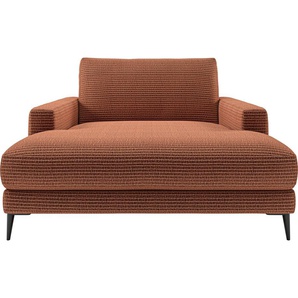 INOSIGN Chaiselongue Downtown Loungemöbel zum Relaxen, B/T/H: 132/170/84 cm, auch in Bouclé, Cord und Easy care - leicht mir Wasser zu reinigen