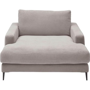 INOSIGN Chaiselongue Downtown Loungemöbel zum Relaxen, B/T/H: 132/170/84 cm, auch in Bouclé, Cord und Easy care - leicht mir Wasser zu reinigen