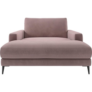 INOSIGN Chaiselongue Downtown Loungemöbel zum Relaxen, B/T/H: 132/170/84 cm, auch in Bouclé, Cord und Easy care - leicht mir Wasser zu reinigen
