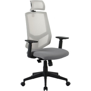 INOSIGN Chefsessel Netti, Schreibtischstuhl, hochwertige ergonomische Ausstattung, Kopfstütze, Armlehnen & Rückenlehne verstellbar