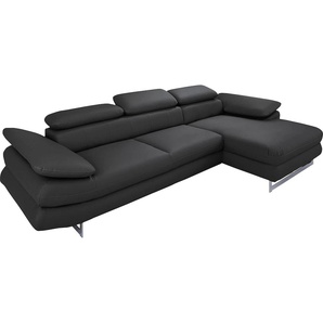 INOSIGN Ecksofa »Solution L-Form«, mit Arm- & Kopfteilverstellung, wahlweise mit Bettfunktion