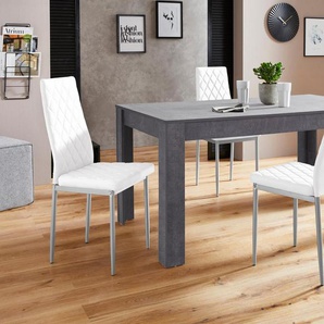 INOSIGN Essgruppe Lynn160/Brooke, (Set, 5-tlg), Tisch mit 4 Stühlen