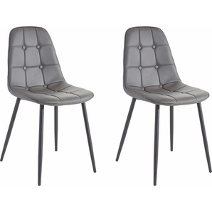 INOSIGN Essgruppe, (Set, 5-tlg), Esstisch, Breite 160 cm und 4 Esszimmerstühle, Bezug in Kunstleder