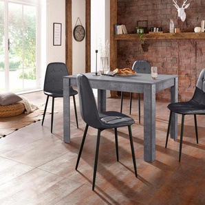 INOSIGN Essgruppe, (Set, 5-tlg), mit Esstisch 120 cm breit