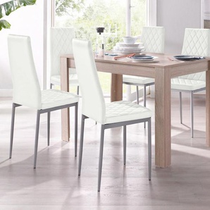 INOSIGN Essgruppe, (Set, 5 tlg.), mit Tisch in Eichefarben Sägerau, Breite 120 cm