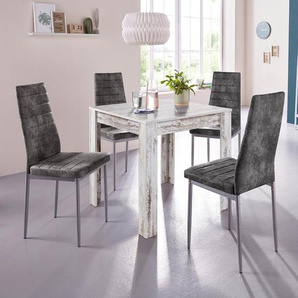 INOSIGN Essgruppe, (Set, 5-tlg), Tischgruppe für kleine Räume