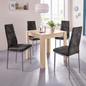 INOSIGN Essgruppe, (Set, 5-tlg), Tischgruppe für kleine Räume