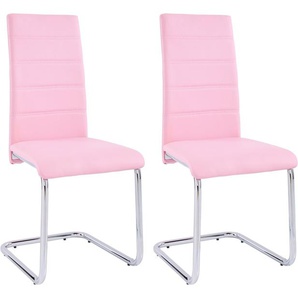INOSIGN Freischwinger Adora (Set, 4 St), (2 oder 4 Stück) Bezug in Kunstleder, verchromtes Metallgestell