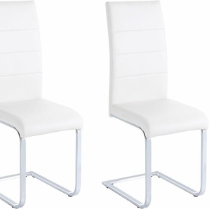 INOSIGN Freischwinger Josy (Set, 2 St), Bezug in Kunstleder, verchromtes Metallgestell