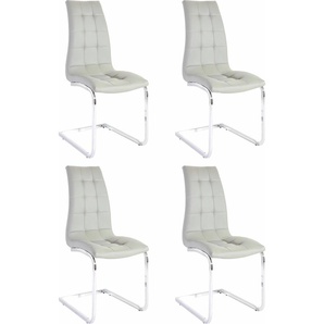 INOSIGN Freischwinger »Lola«, (Set), 4 St., Kunstleder, 2 oder 4 Stück, Bezug in Kunstleder oder Samtsoff, chrom Metallgestell