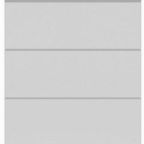 INOSIGN Garderobenschrank Malmö, Höhe 190 cm, 1 Tür, 3 Einlegeböden, 1 Kleiderstange Türanschlag wechselbar, hochwertige MDF Front mit Rillenfräsung