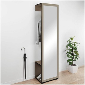 INOSIGN Garderobenschrank Paris moderne Garderobenschrank 190cm, mit Kleiderstange und Frontspiegel