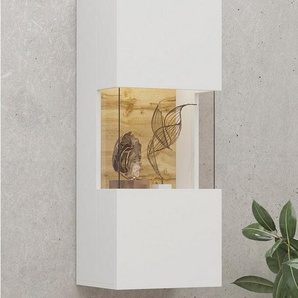 INOSIGN Hängevitrine Ava, Breite 36 cm, hängend montierbar moderne grifflose Vitrine, Eckverglasung