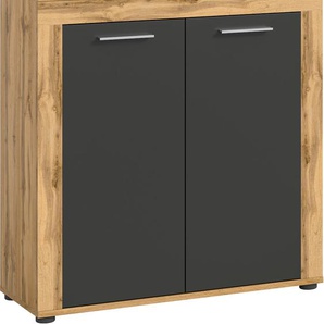 INOSIGN Highboard »Aosta, Höhe 88 cm, in verschiedenen Farbausführungen«, mit 2 Türen und 3 Fächern, Wohnzimmer, Kommode, Schrank
