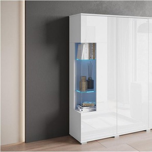 INOSIGN Highboard Kenia (1 St), Modernes Highboard, mit Glastüren, Breite 135 cm