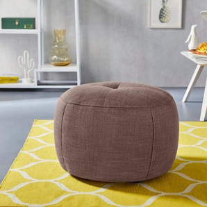 INOSIGN Hocker Lounis (Hockerprogramm V), Rundhocker in 2 Größen, Soft clean für leichte Reinigung mit Wasser