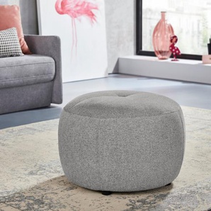 INOSIGN Hocker Lounis (Hockerprogramm V), Rundhocker in 2 Größen, Soft clean für leichte Reinigung mit Wasser