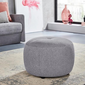 INOSIGN Hocker Lounis (Hockerprogramm V), Rundhocker in 2 Größen, Soft clean für leichte Reinigung mit Wasser