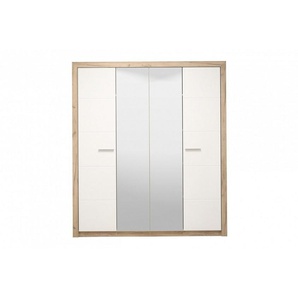 INOSIGN Kleiderschrank Astor, FSC® -zertifizierter Holzwerkstoff, Made in Europe Schrank mit Spiegel und komplette Innenausstattung, 223,5x204x55cm