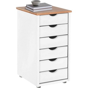 INOSIGN Kommode Gava, aus massivem Kiefernholz, mit Stauraummöglichkeiten, Breite 39 cm