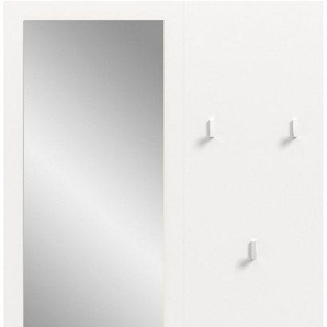 INOSIGN Kompaktgarderobe Morrea, Höhe 190 cm, 1 Schubkästen, 6 Haken, 1 Kleiderstange, 7 Fächer (1-St) schmale Garaderobe, Stauraum, Flur, Diele