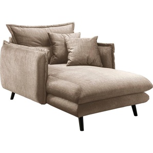 INOSIGN Loveseat Lazio, moderner Sessel mit einer bequemen Polsterung, 2 Stk. Zierkissen