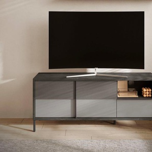 INOSIGN Lowboard Everest Breite 156 cm, TV-Board mit 2 Türen u. 1 Schubkasten, Fernsehtisch, TV-Schrank, Soft/Self Closing, Korpus 22 mm