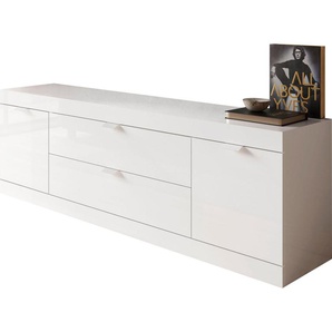 INOSIGN Lowboard Slim, TV-Bank, Breite 181 cm, weiß Hochglanz Lack