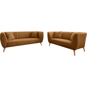 INOSIGN Polstergarnitur Colori, (Set, 2-tlg., 3-Sitzer und 2-Sitzer), auch als Loveseat erhältlich
