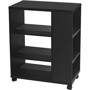 INOSIGN Rollwagen LOKVE, Rollcontainer, Druckertisch, Rollregal, Rollen feststellbar, 6 Fächer, Höhe 75 cm