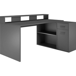 INOSIGN Schreibtisch Chester (2-St), Gamingtisch mit Lowboard - Arbeitstisch Maße (B/T/H) 160/115/92 cm