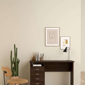 INOSIGN Schreibtisch Funktion Plus, Arbeitstisch, Bürotisch, Computertisch mit 4 Schubladen und 1 offenen Fach, Breite 110 cm